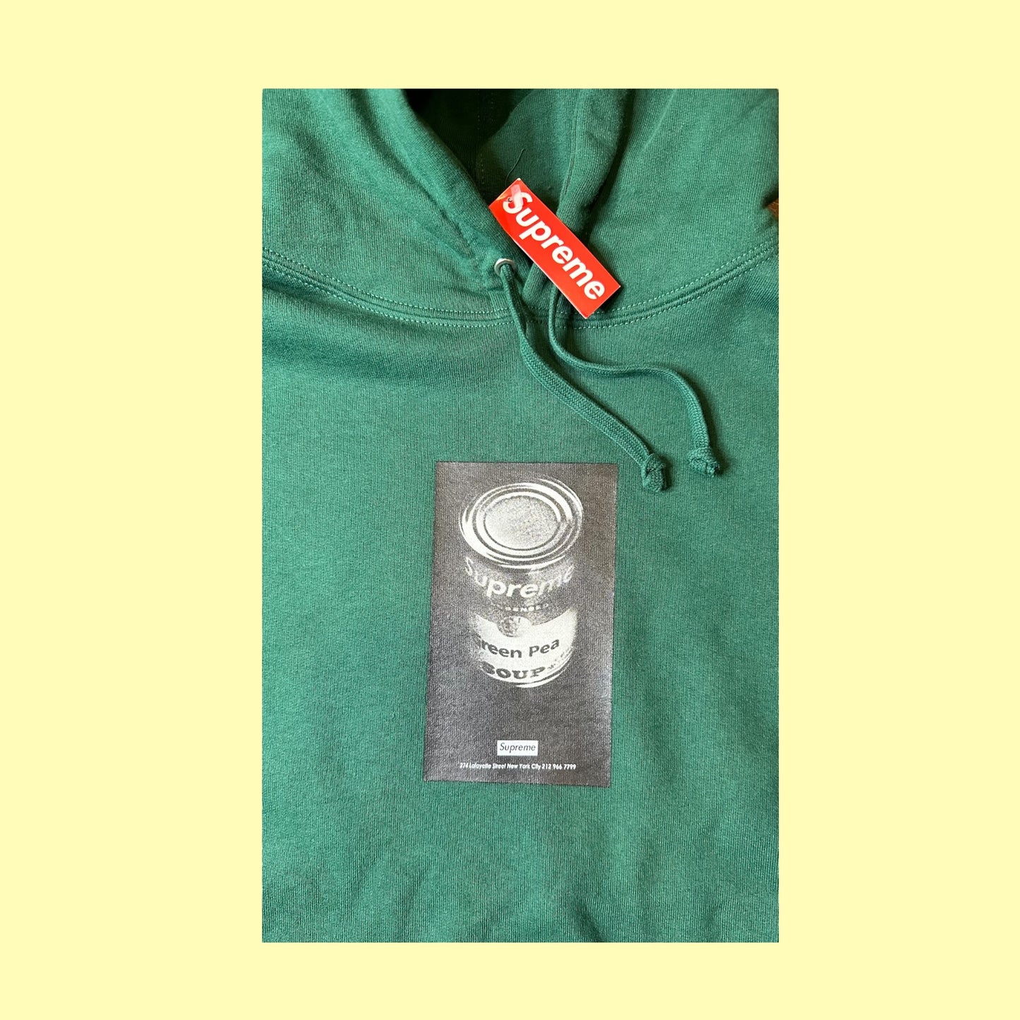 SUPREME Hooded Soup Can.