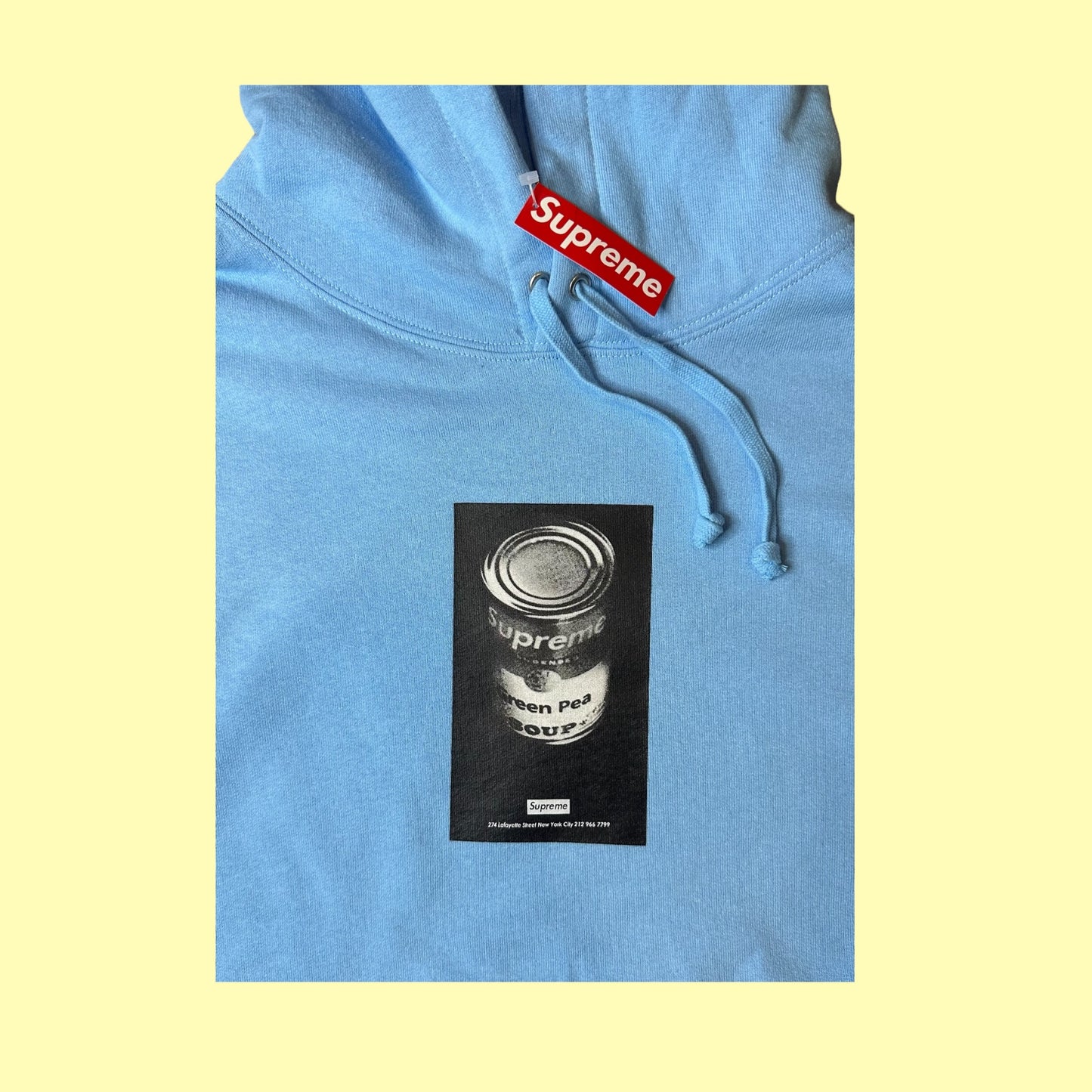 SUPREME Hooded Soup Can.