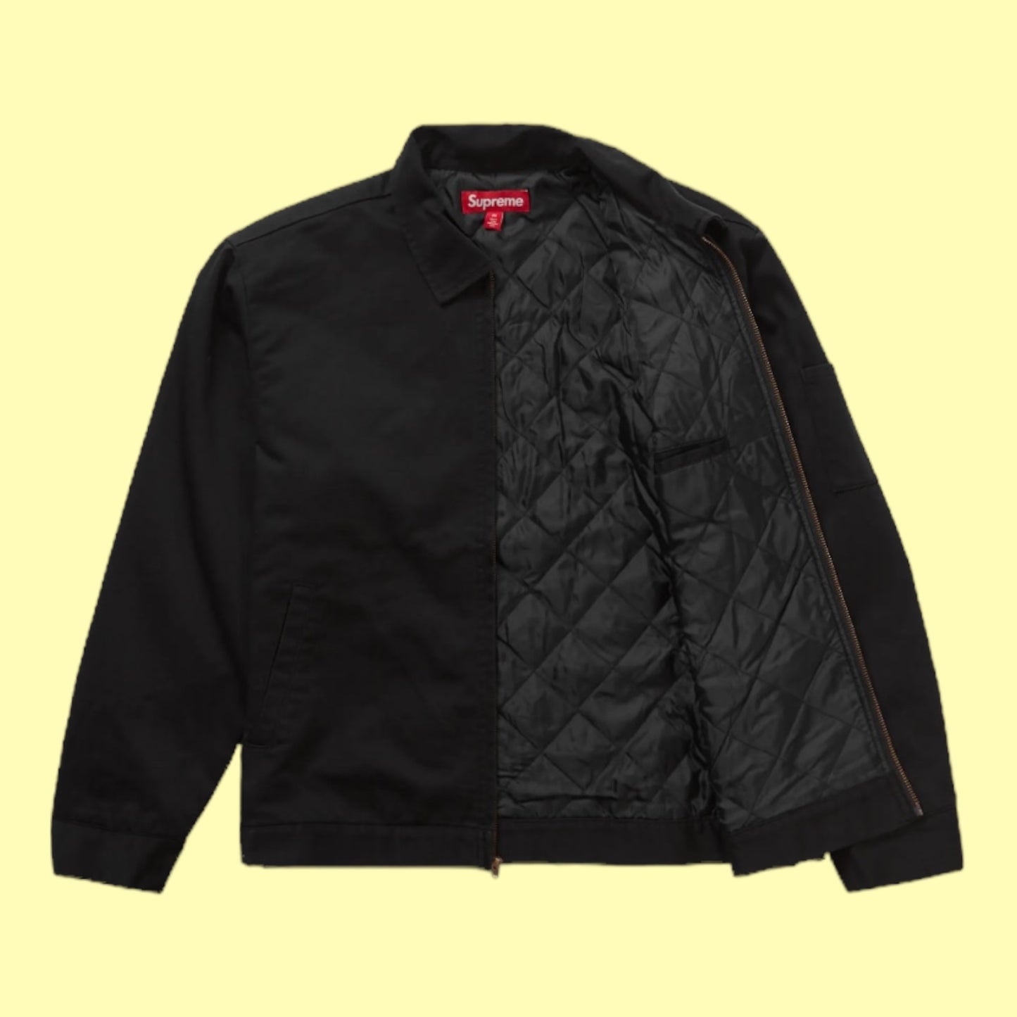 SUPREME H.R. Giger Embroidered Work Jacket Black.