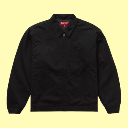 SUPREME H.R. Giger Embroidered Work Jacket Black.